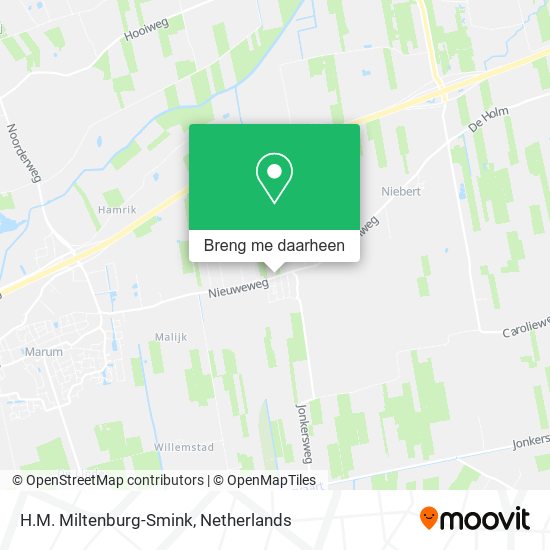 H.M. Miltenburg-Smink kaart