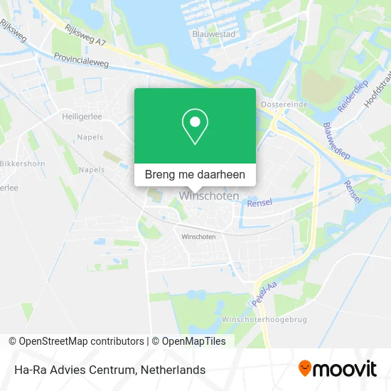 Ha-Ra Advies Centrum kaart