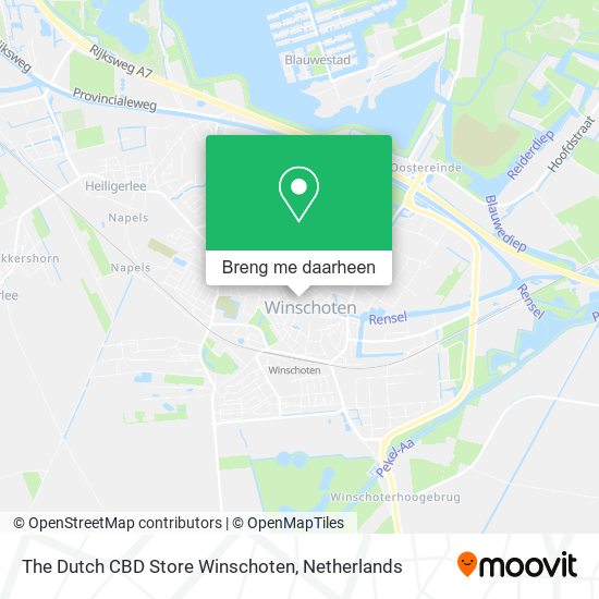 The Dutch CBD Store Winschoten kaart