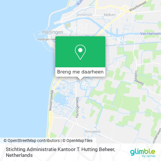 Stichting Administratie Kantoor T. Hutting Beheer kaart