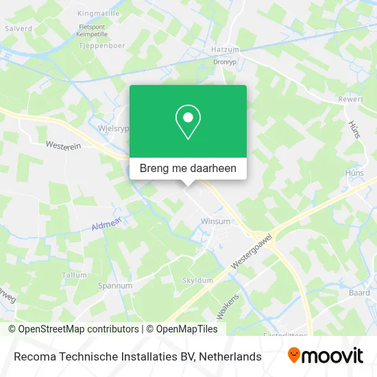 Recoma Technische Installaties BV kaart