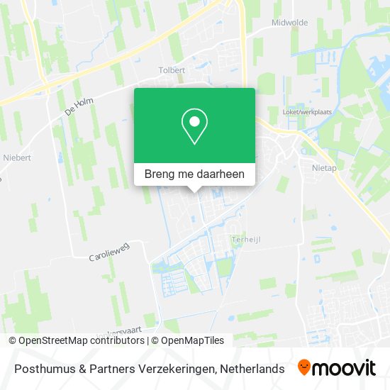 Posthumus & Partners Verzekeringen kaart