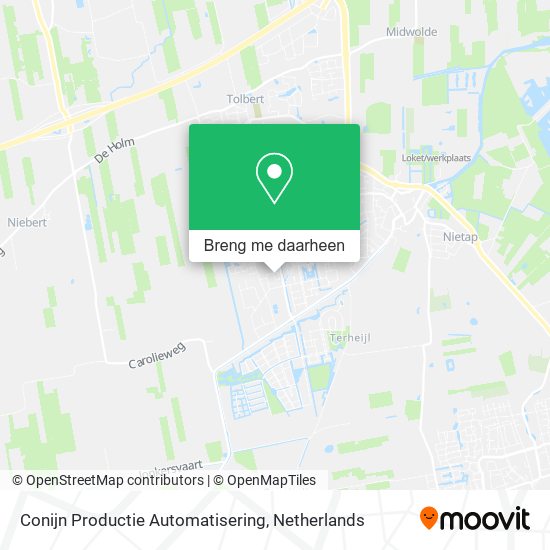 Conijn Productie Automatisering kaart