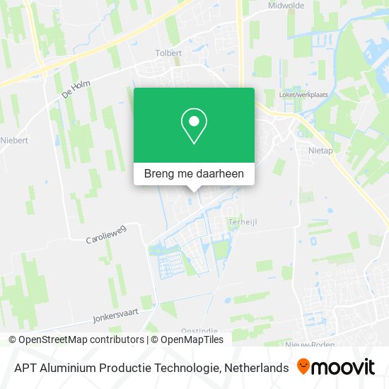 APT Aluminium Productie Technologie kaart