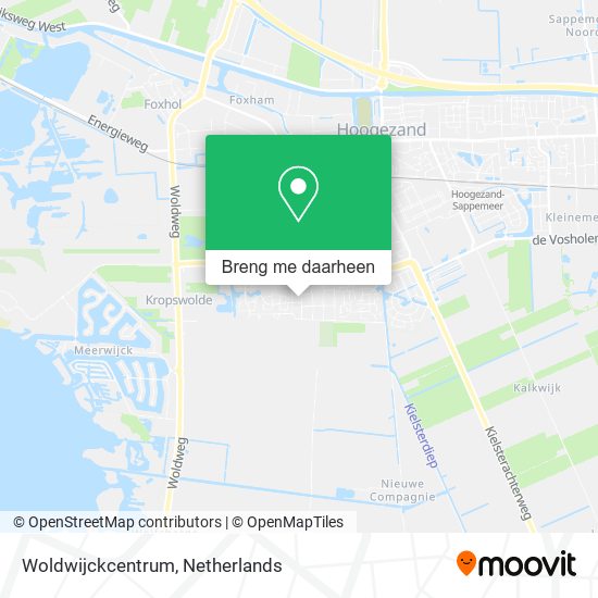 Woldwijckcentrum kaart