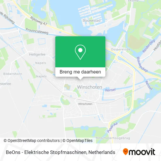 BeOns - Elektrische Stopfmaschinen kaart