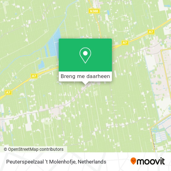 Peuterspeelzaal 't Molenhofje kaart