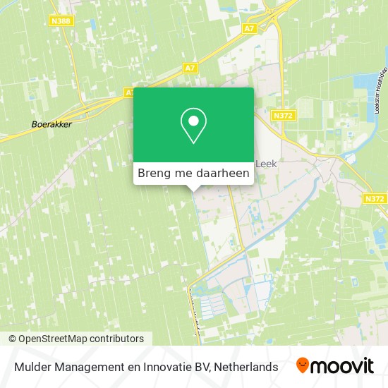 Mulder Management en Innovatie BV kaart