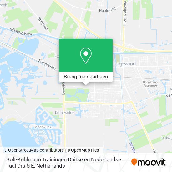 Bolt-Kuhlmann Trainingen Duitse en Nederlandse Taal Drs S E kaart