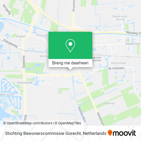 Stichting Bewonerscommissie Gorecht kaart