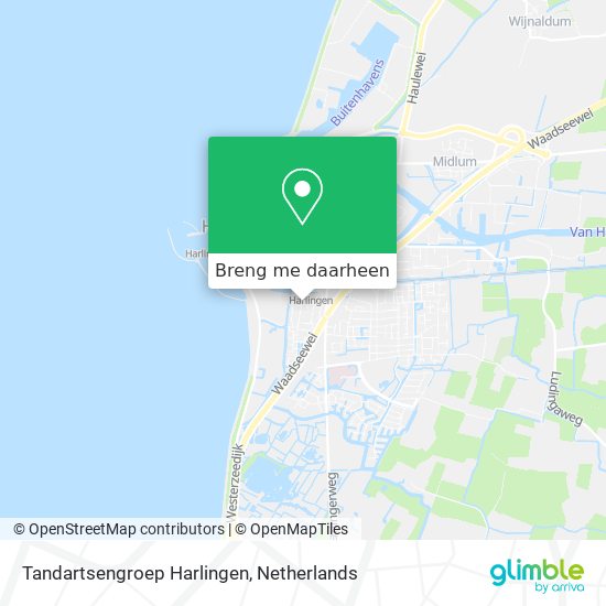 Tandartsengroep Harlingen kaart