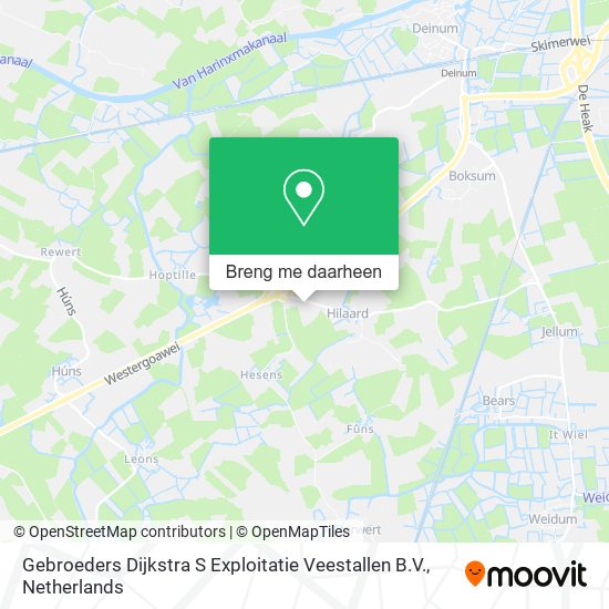 Gebroeders Dijkstra S Exploitatie Veestallen B.V. kaart