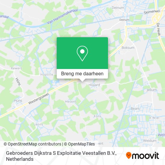 Gebroeders Dijkstra S Exploitatie Veestallen B.V. kaart
