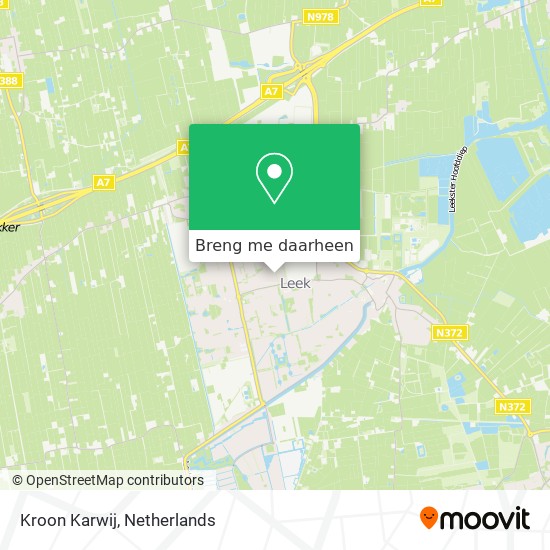 Kroon Karwij kaart