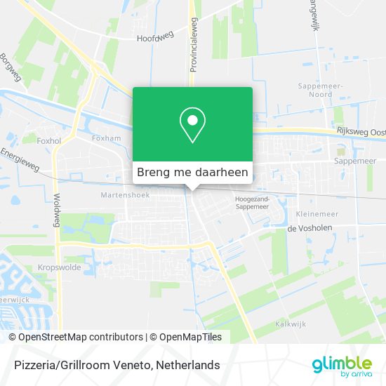 Pizzeria/Grillroom Veneto kaart