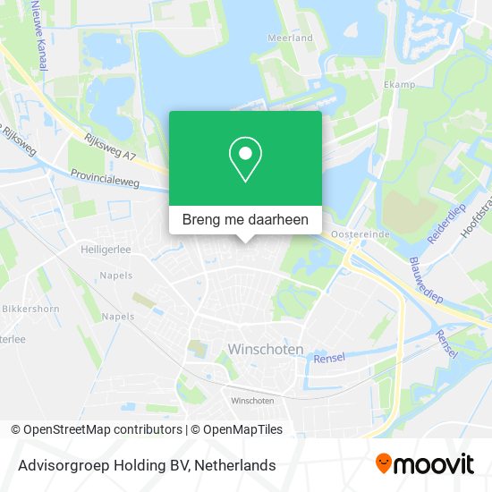 Advisorgroep Holding BV kaart