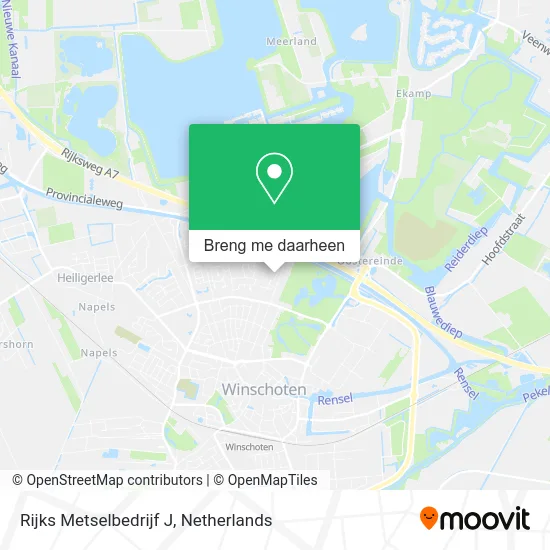 Rijks Metselbedrijf J kaart