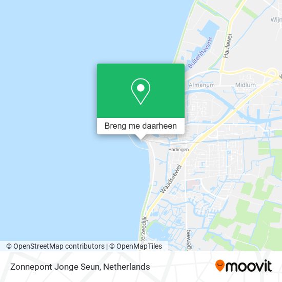 Zonnepont Jonge Seun kaart