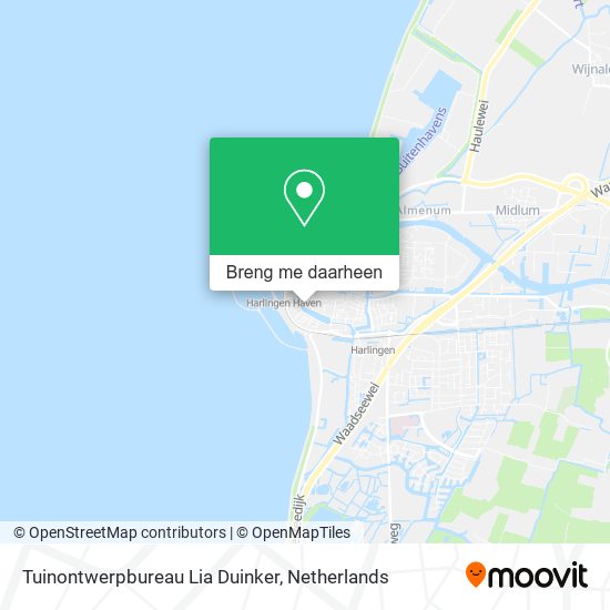 Tuinontwerpbureau Lia Duinker kaart