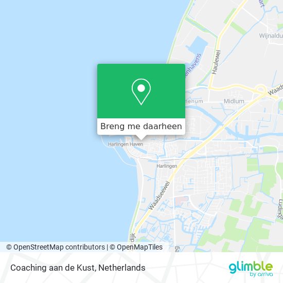 Coaching aan de Kust kaart