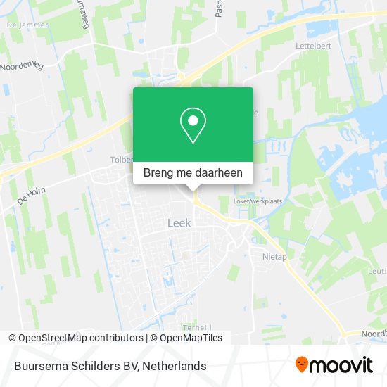 Buursema Schilders BV kaart