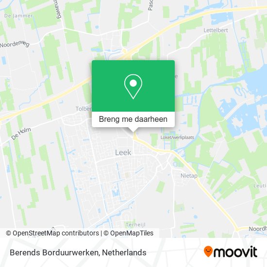 Berends Borduurwerken kaart