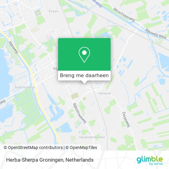 Herba-Sherpa Groningen kaart