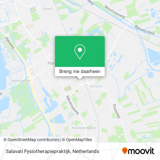 Salavati Fysiotherapiepraktijk kaart