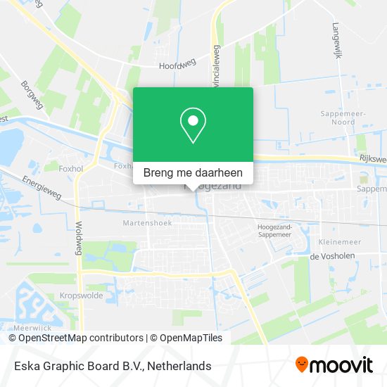 Eska Graphic Board B.V. kaart