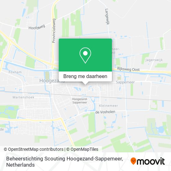 Beheerstichting Scouting Hoogezand-Sappemeer kaart