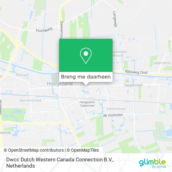 Dwcc Dutch Western Canada Connection B.V. kaart