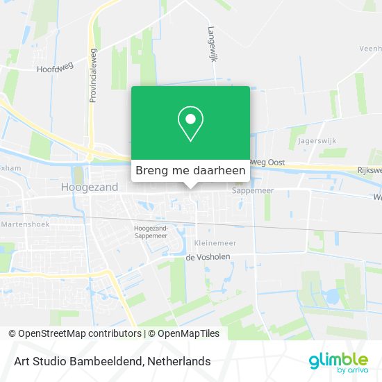 Art Studio Bambeeldend kaart