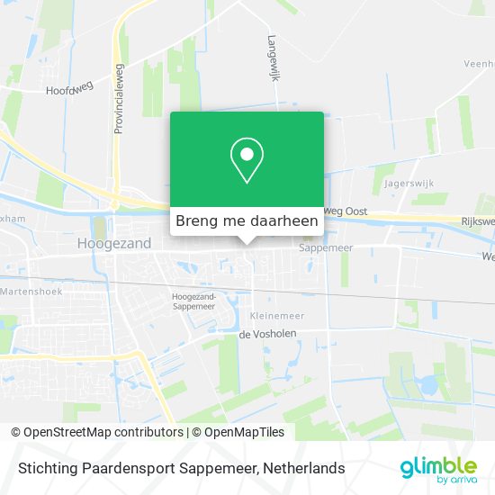 Stichting Paardensport Sappemeer kaart