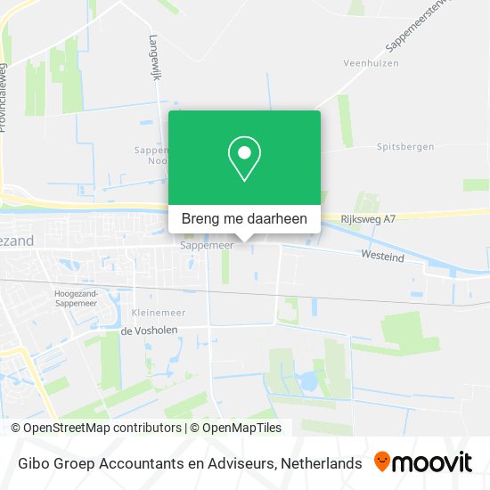 Gibo Groep Accountants en Adviseurs kaart