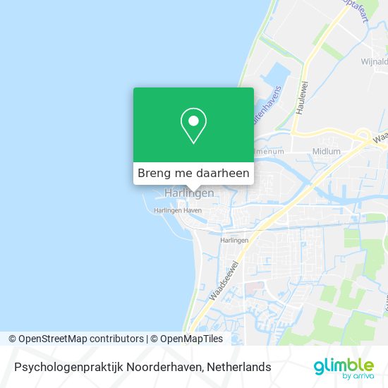 Psychologenpraktijk Noorderhaven kaart
