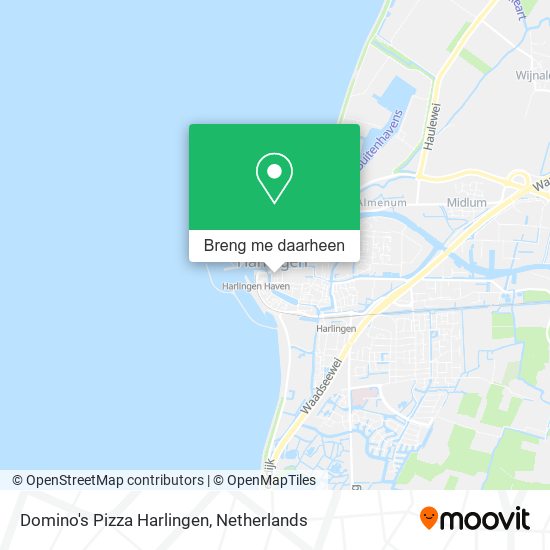 Domino's Pizza Harlingen kaart
