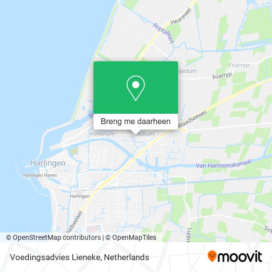 Voedingsadvies Lieneke kaart