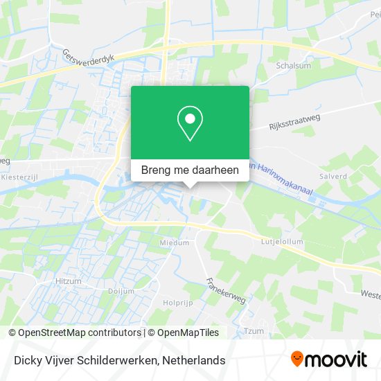 Dicky Vijver Schilderwerken kaart