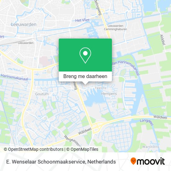 E. Wenselaar Schoonmaakservice kaart