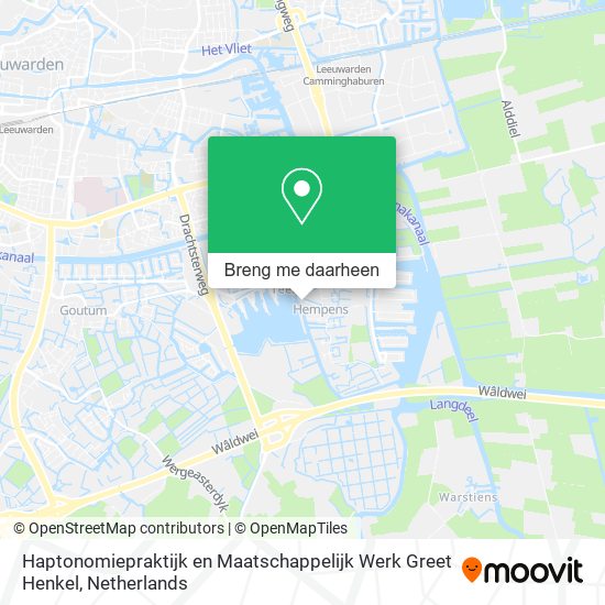 Haptonomiepraktijk en Maatschappelijk Werk Greet Henkel kaart