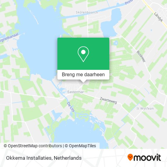 Okkema Installaties kaart