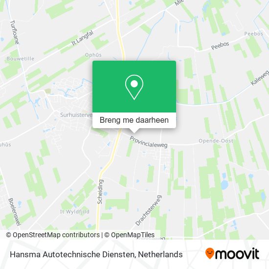 Hansma Autotechnische Diensten kaart