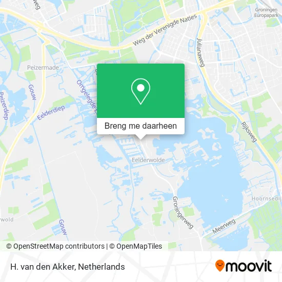 H. van den Akker kaart