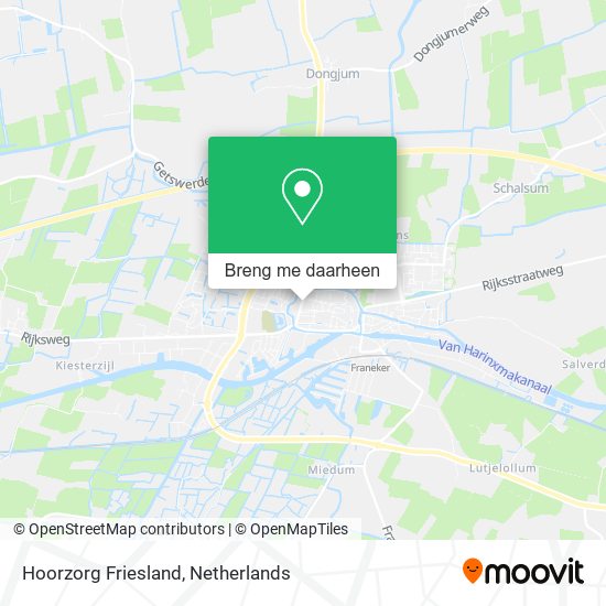Hoorzorg Friesland kaart