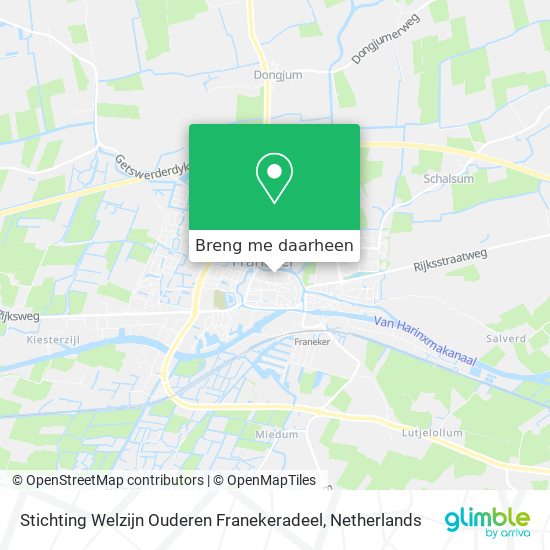 Stichting Welzijn Ouderen Franekeradeel kaart