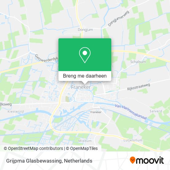 Grijpma Glasbewassing kaart