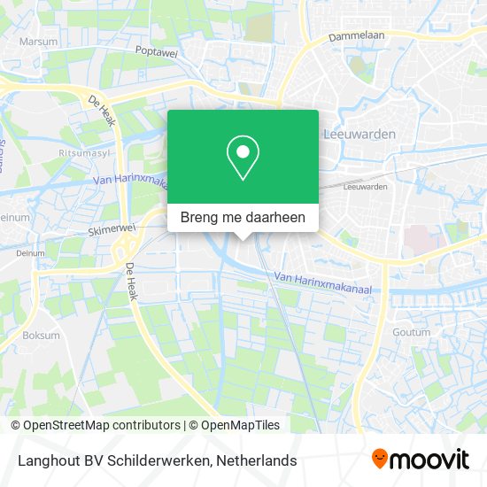 Langhout BV Schilderwerken kaart