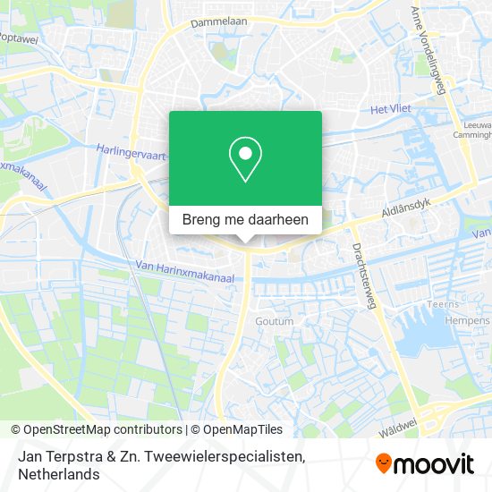 Jan Terpstra & Zn. Tweewielerspecialisten kaart
