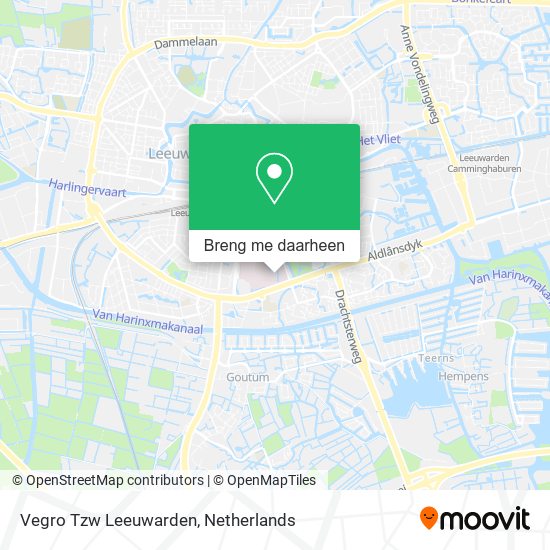 Vegro Tzw Leeuwarden kaart