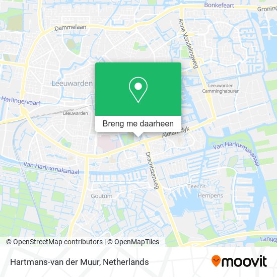 Hartmans-van der Muur kaart